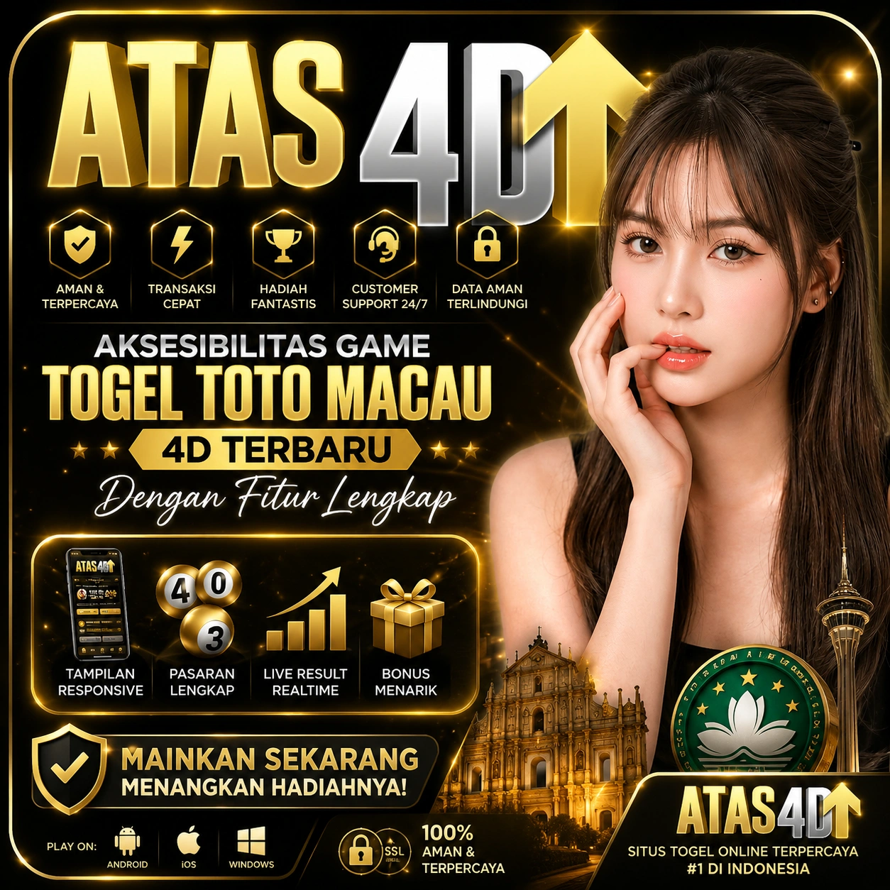 ATAS4D | Aksesibilitas Game Togel Toto Macau 4D Terbaru Dengan Fitur Lengkap